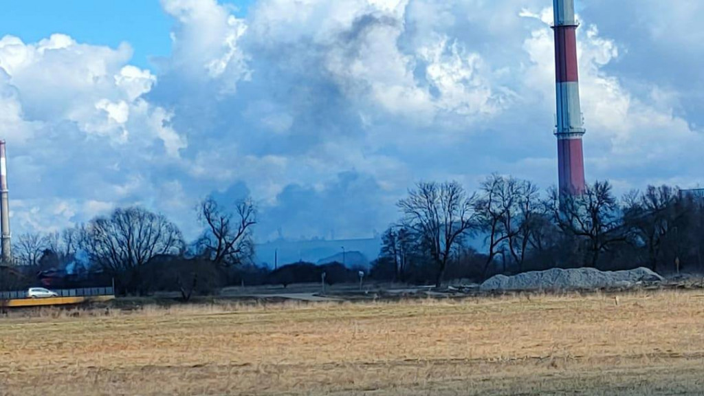 Erupcja wulkanu nad Kutnem
