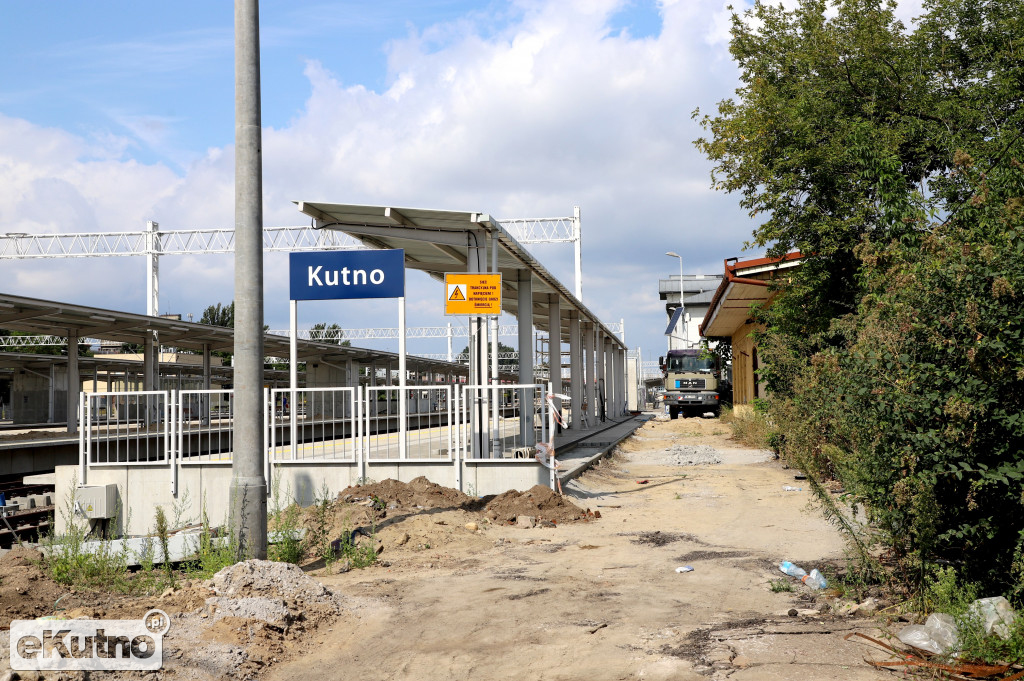 Przebudowa torowiska i dworca PKP Kutno cd.