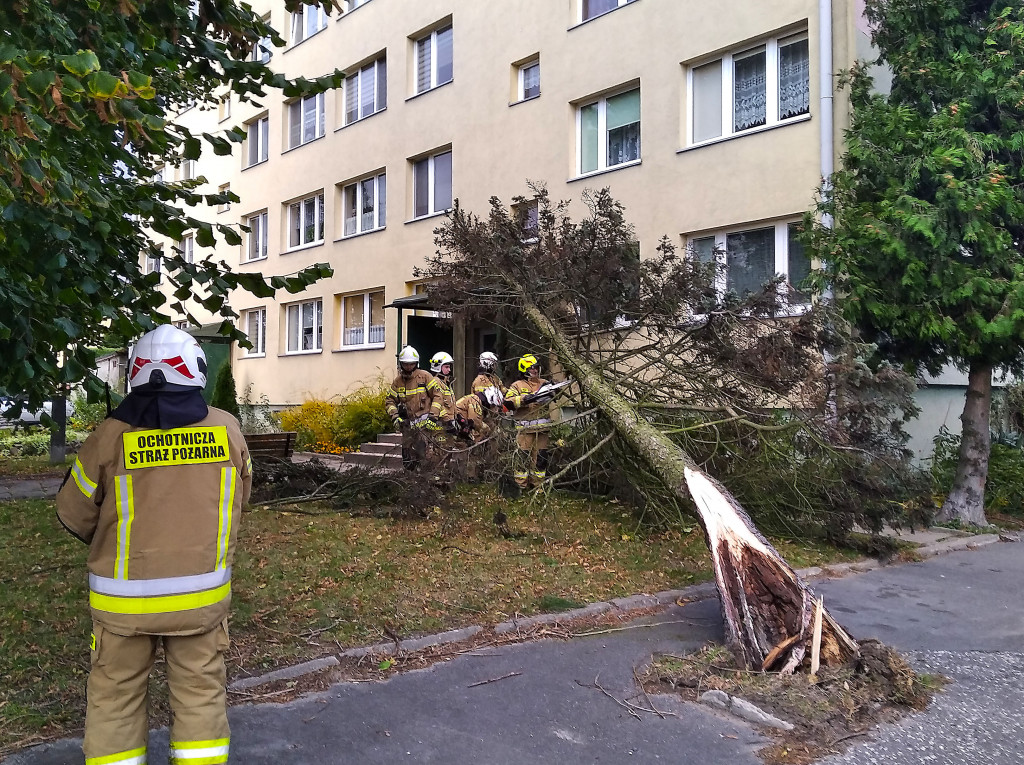 Wichura w powiecie