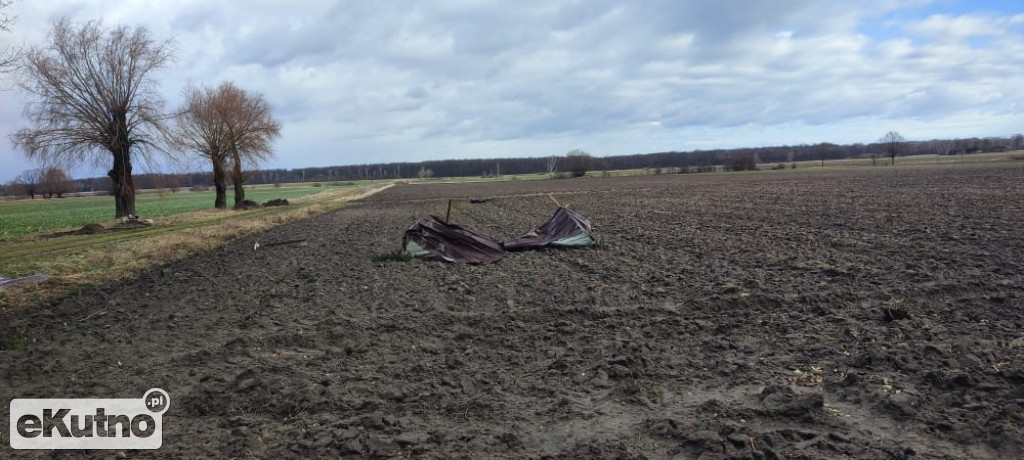 Zniszczenia po wichurze