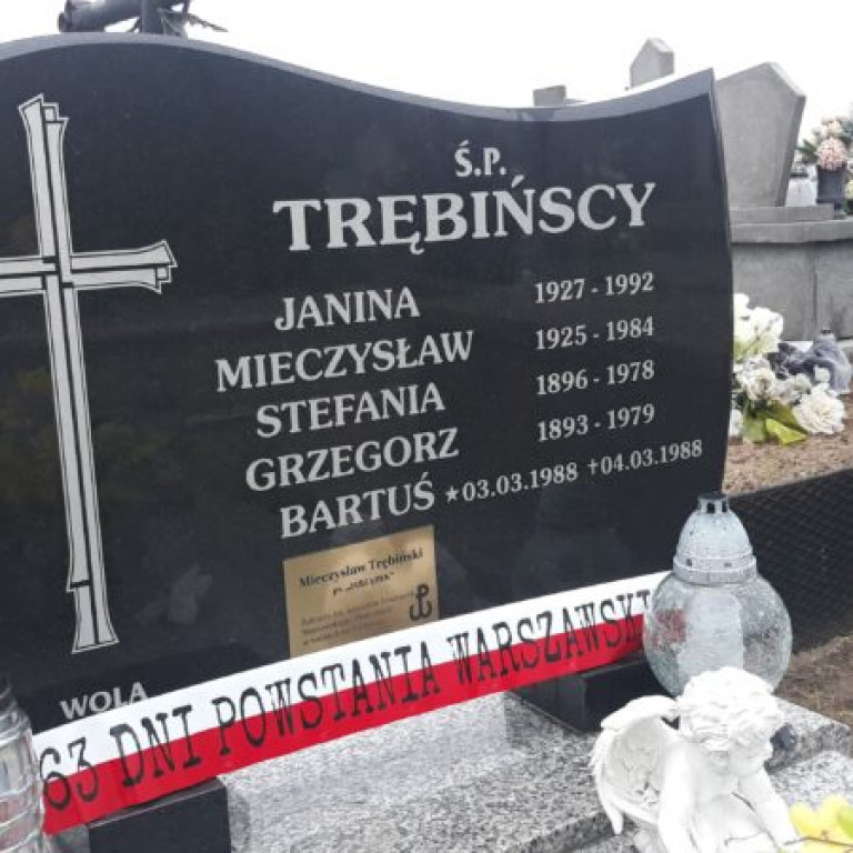 Akcja szarfowania grobów