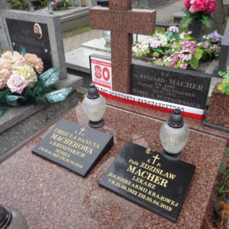 Akcja szarfowania grobów