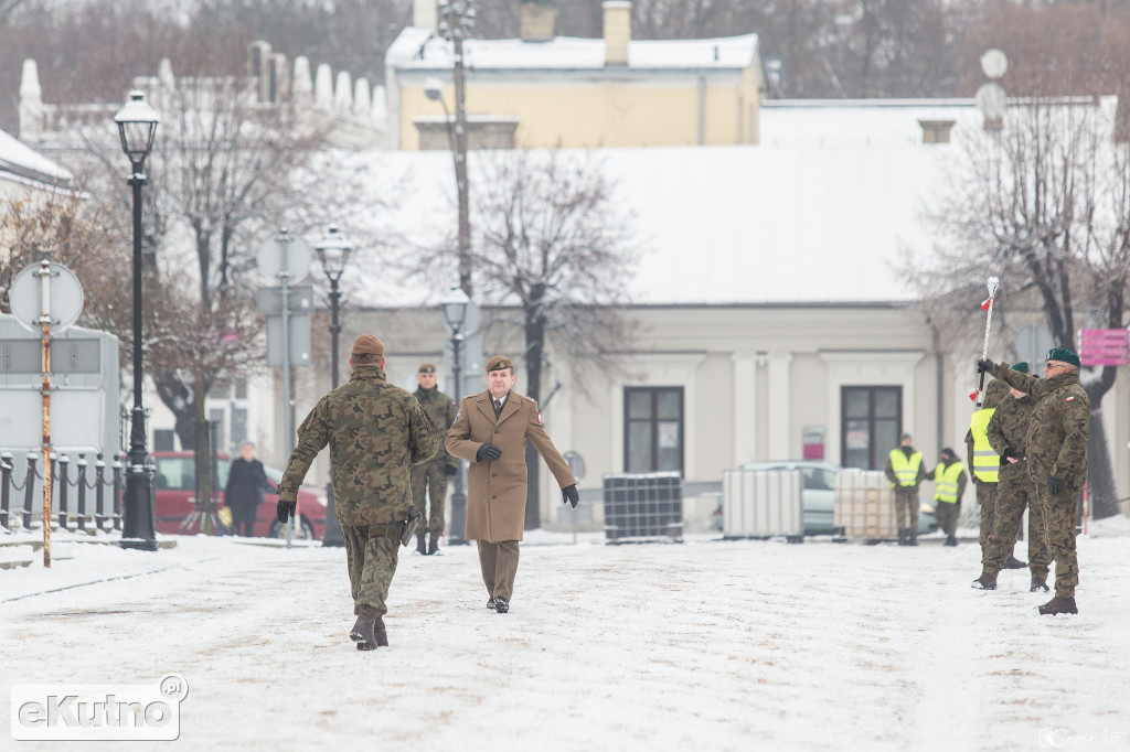 Przysięga łódzkich terytorialsów