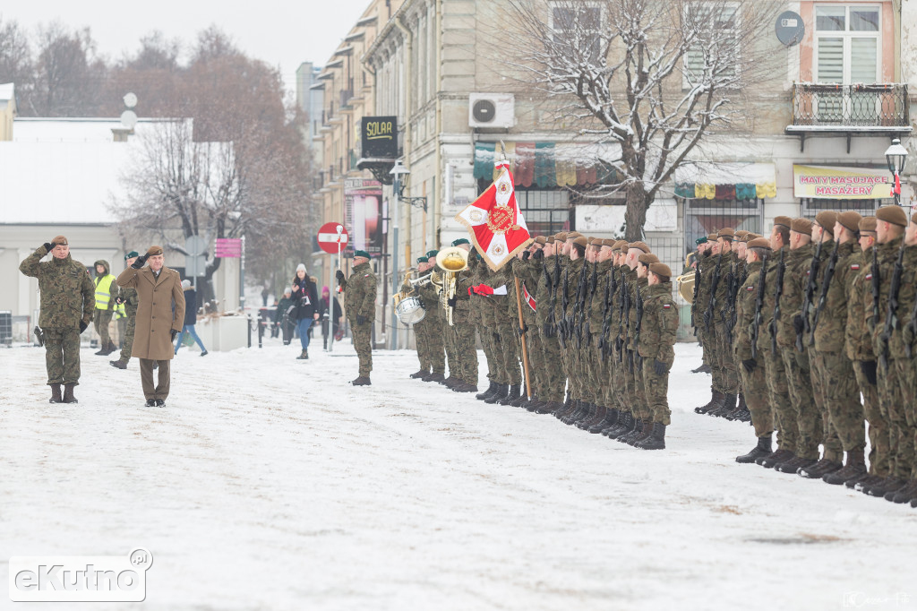 Przysięga łódzkich terytorialsów