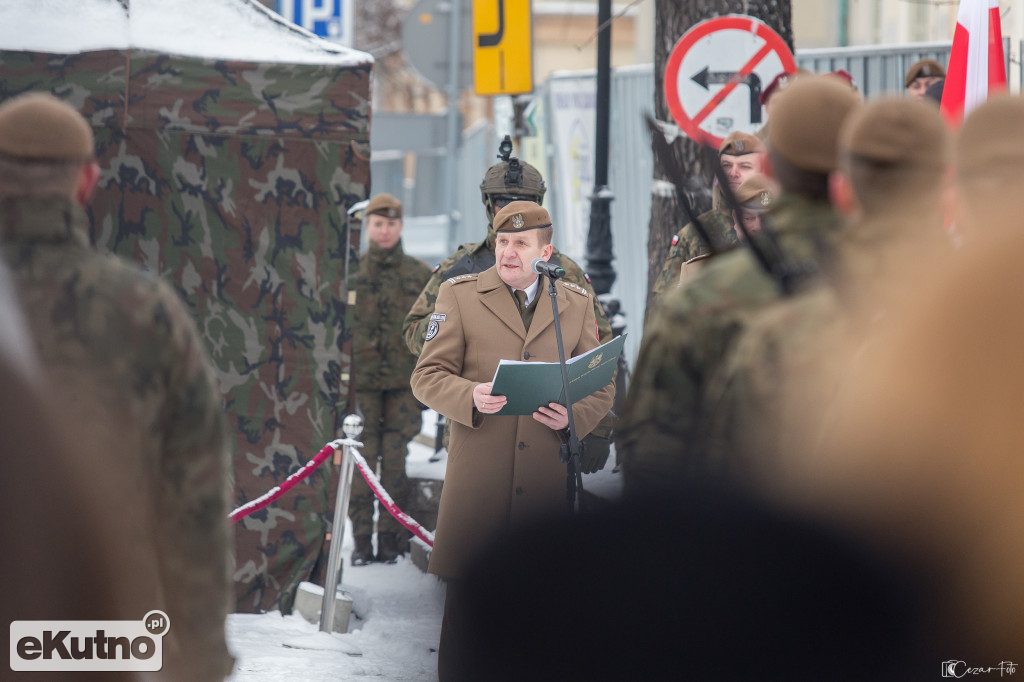 Przysięga łódzkich terytorialsów