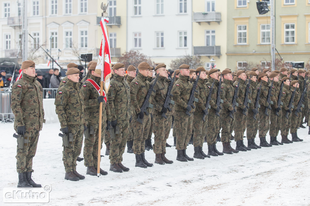 Przysięga łódzkich terytorialsów