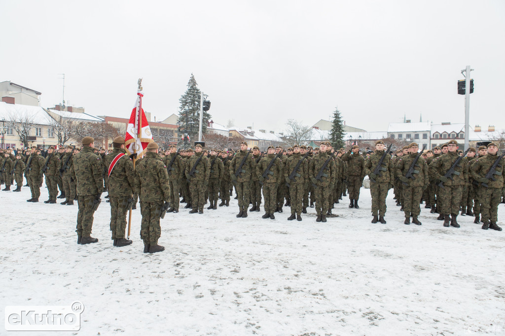 Przysięga łódzkich terytorialsów