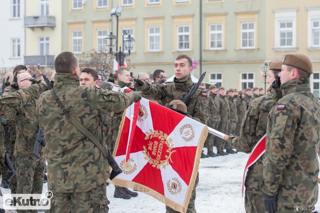 Przysięga łódzkich terytorialsów