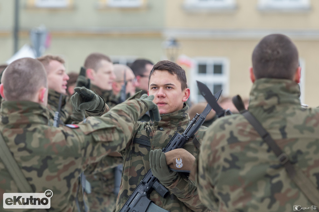 Przysięga łódzkich terytorialsów