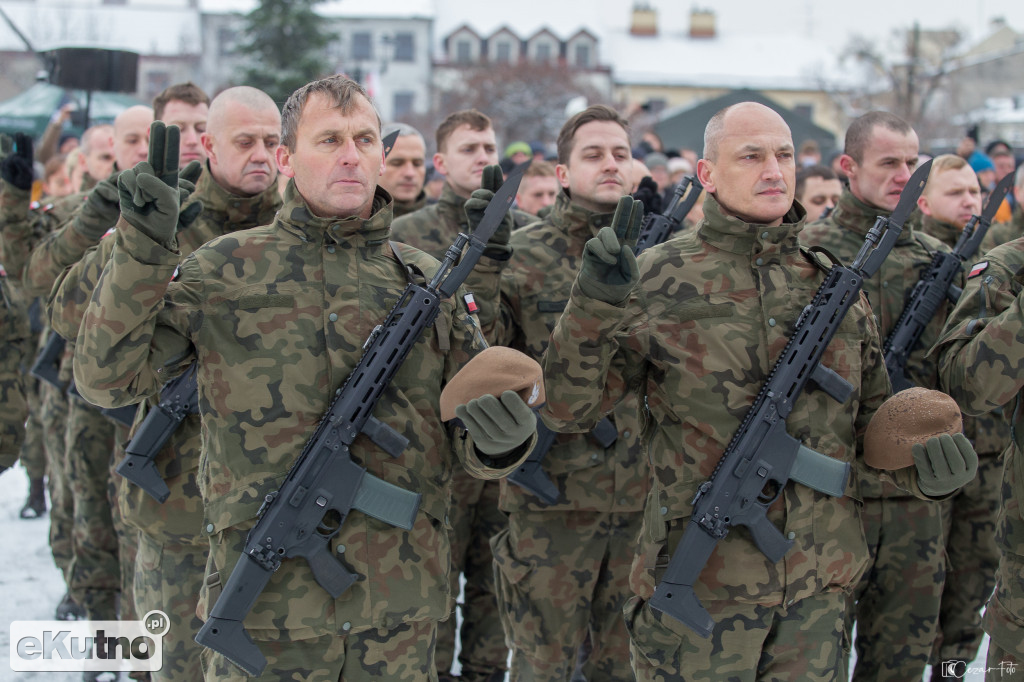 Przysięga łódzkich terytorialsów