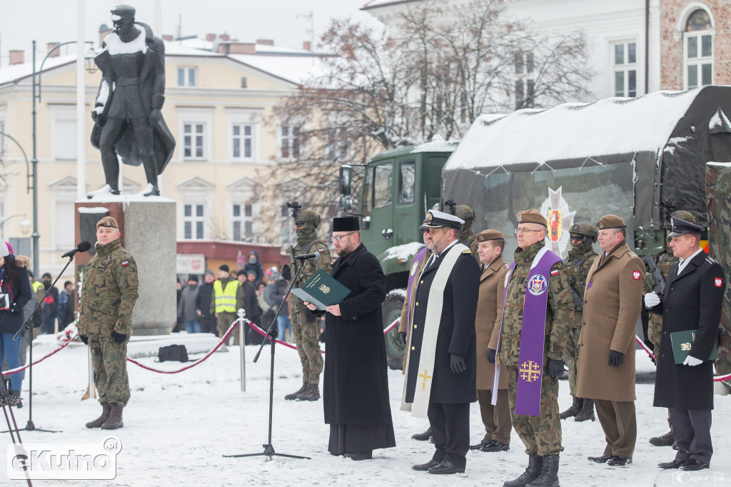 Przysięga łódzkich terytorialsów