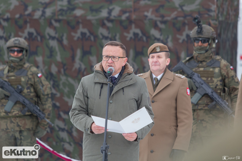 Przysięga łódzkich terytorialsów
