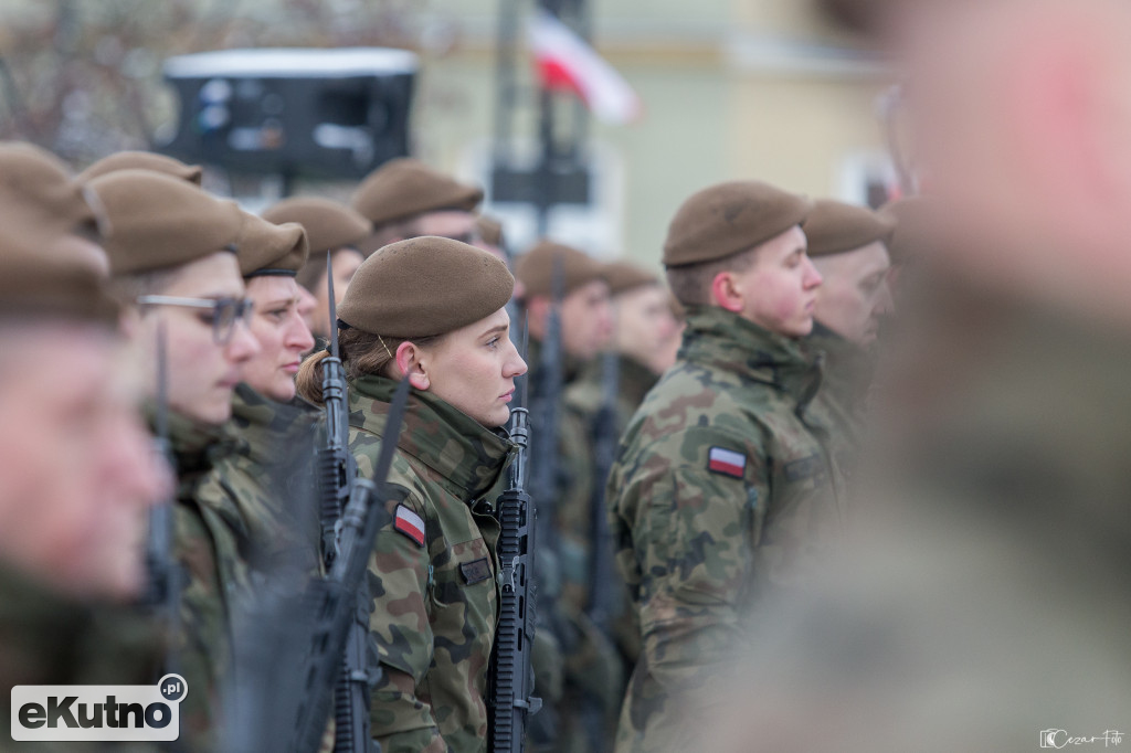 Przysięga łódzkich terytorialsów