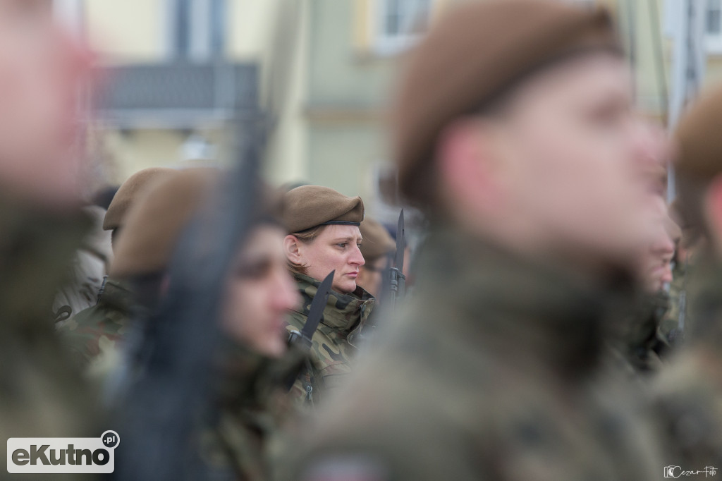 Przysięga łódzkich terytorialsów