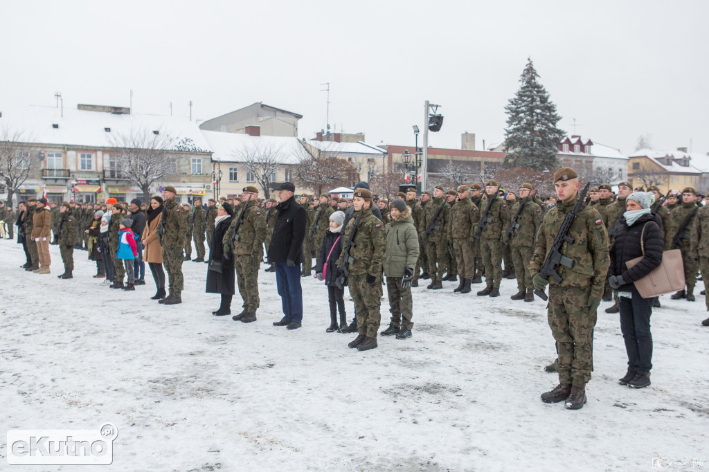 Przysięga łódzkich terytorialsów