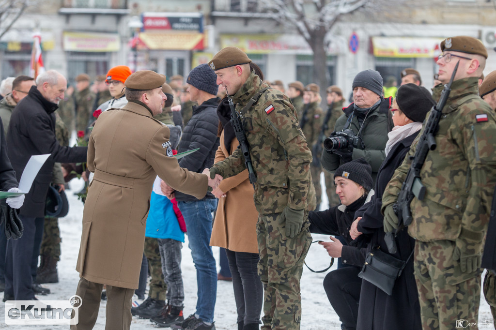 Przysięga łódzkich terytorialsów