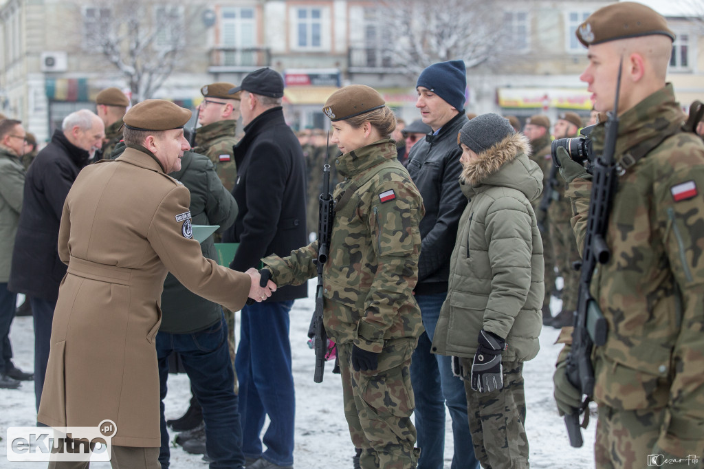 Przysięga łódzkich terytorialsów