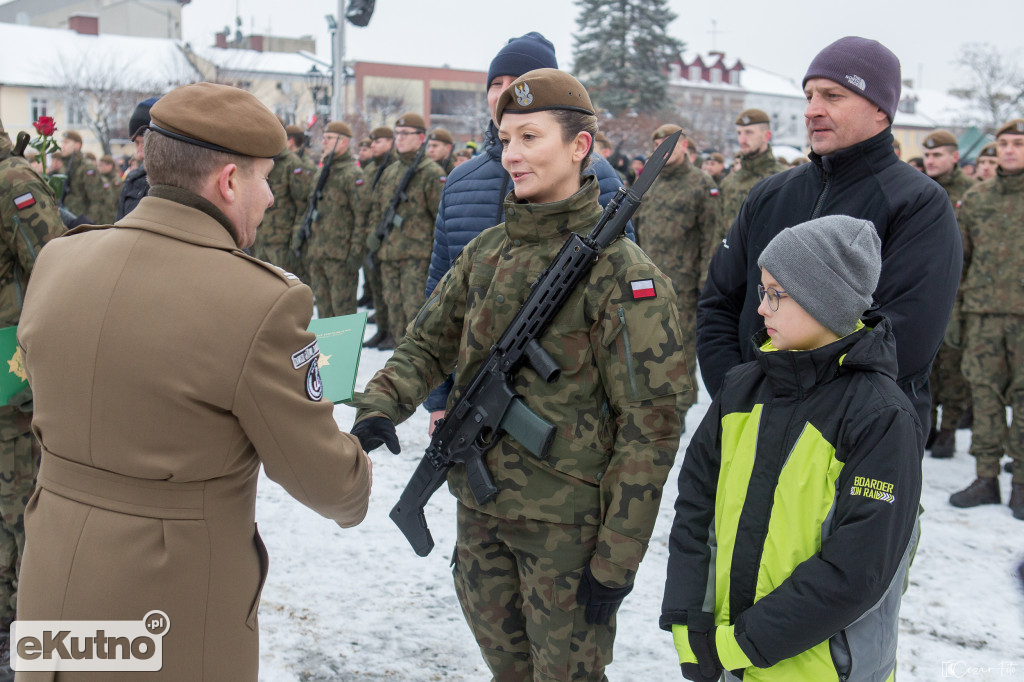 Przysięga łódzkich terytorialsów