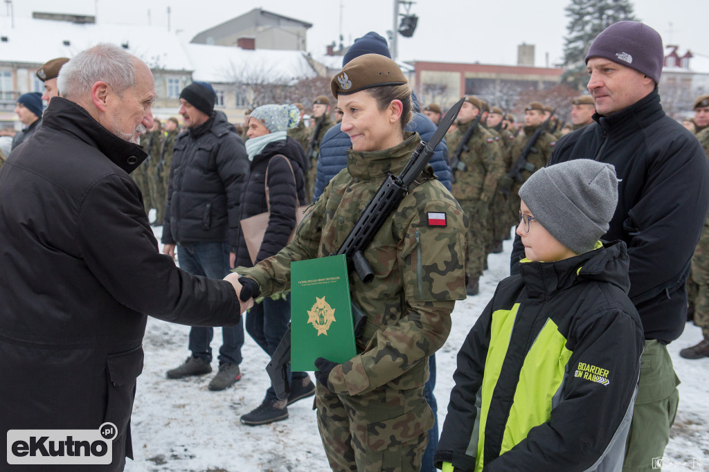 Przysięga łódzkich terytorialsów