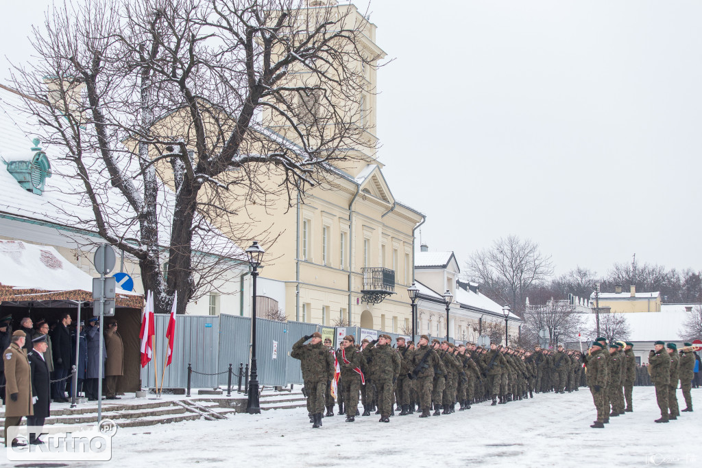 Przysięga łódzkich terytorialsów