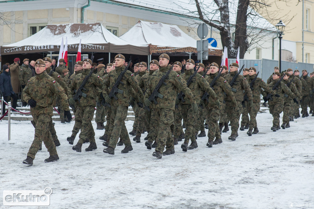 Przysięga łódzkich terytorialsów