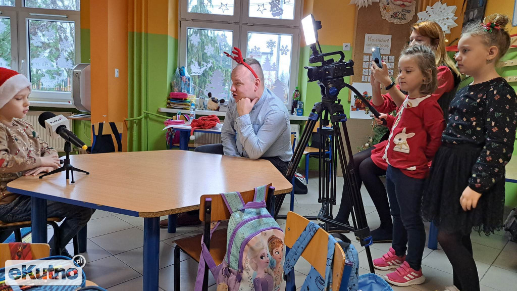 Przedszkolaki dziennikarzami