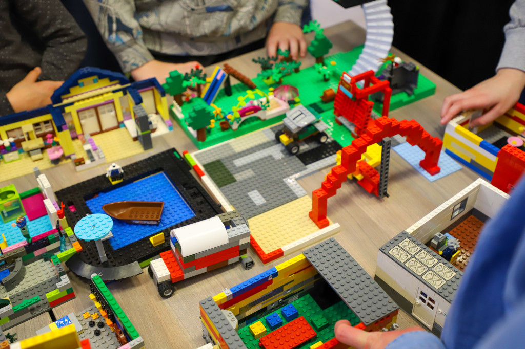 Centrum z klocków LEGO