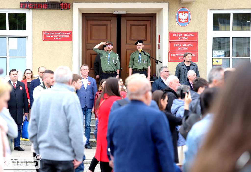 Kutnianie uczcili Dzień Flagi