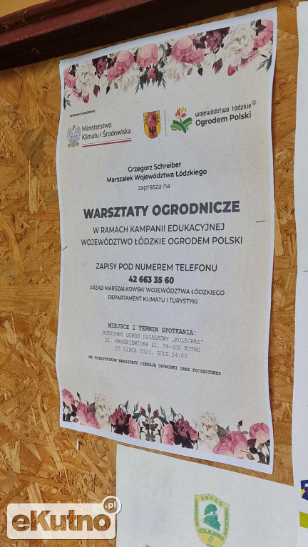 Warsztaty dla działkowców