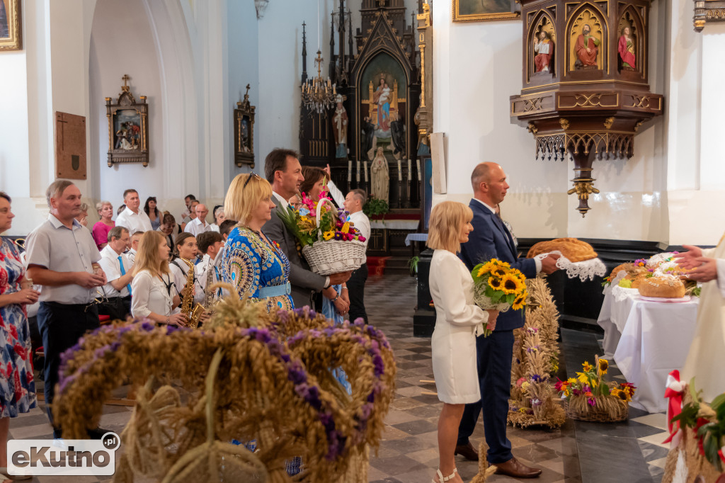 Korowód dożynkowy w Gminie Kutno