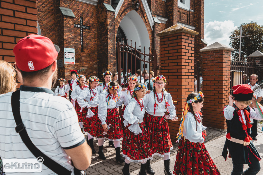 Korowód dożynkowy w Gminie Kutno