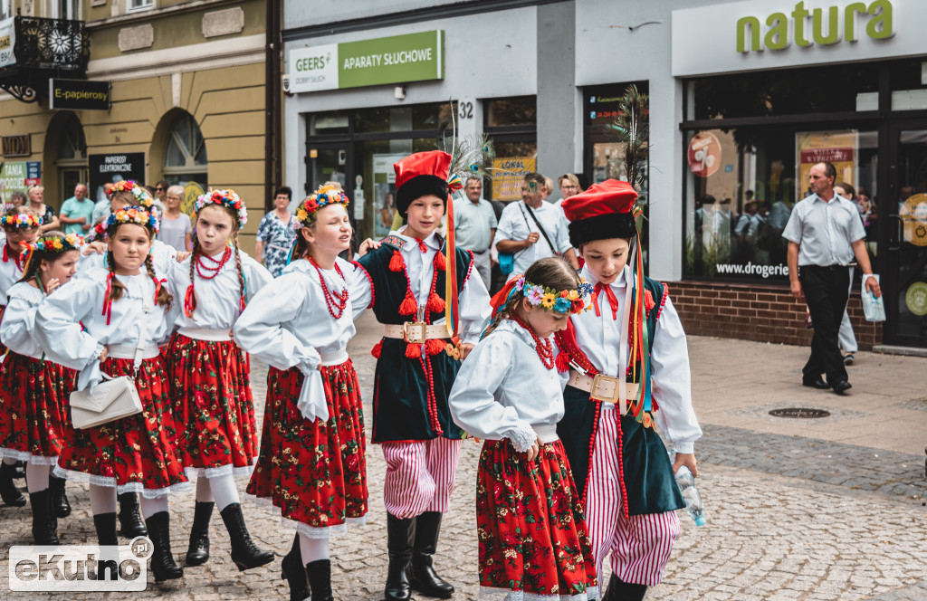 Korowód dożynkowy w Gminie Kutno