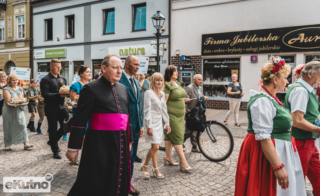 Korowód dożynkowy w Gminie Kutno