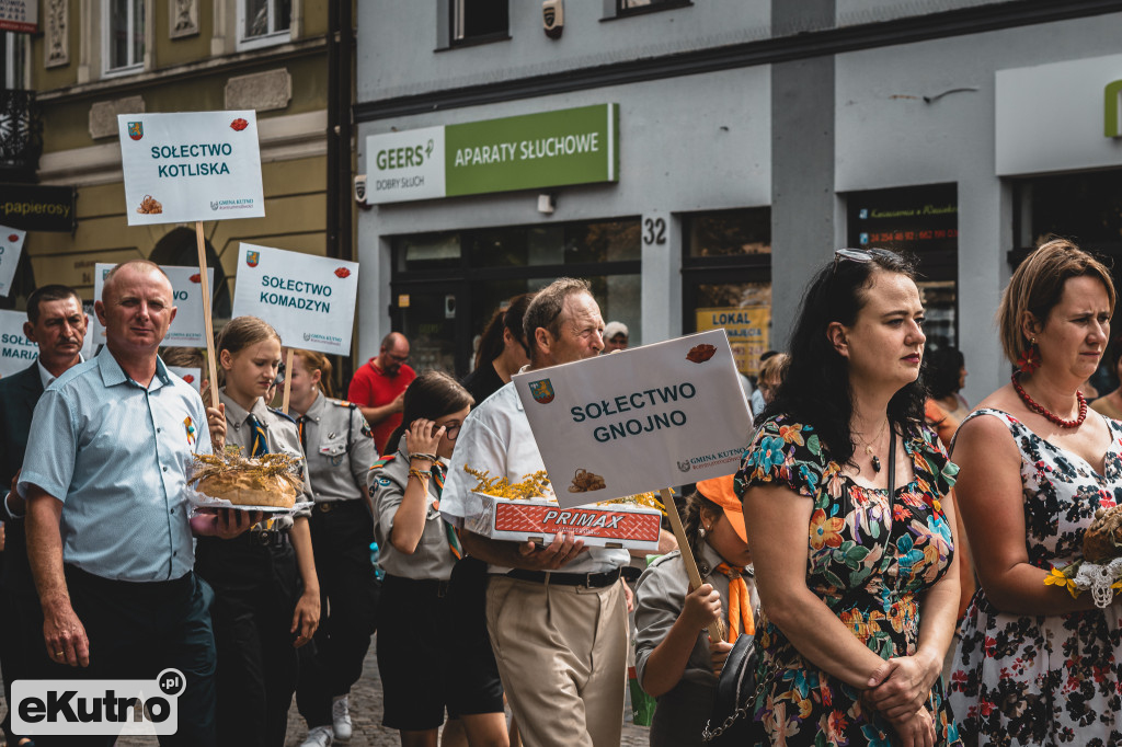 Korowód dożynkowy w Gminie Kutno