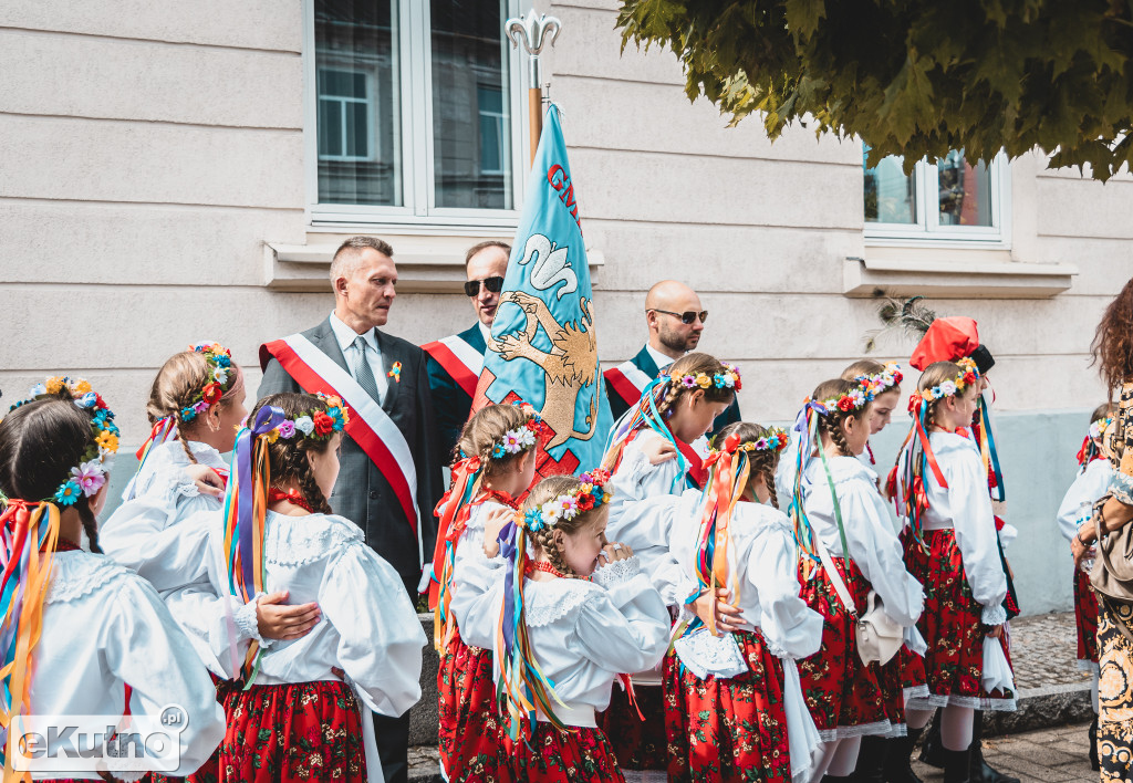 Korowód dożynkowy w Gminie Kutno
