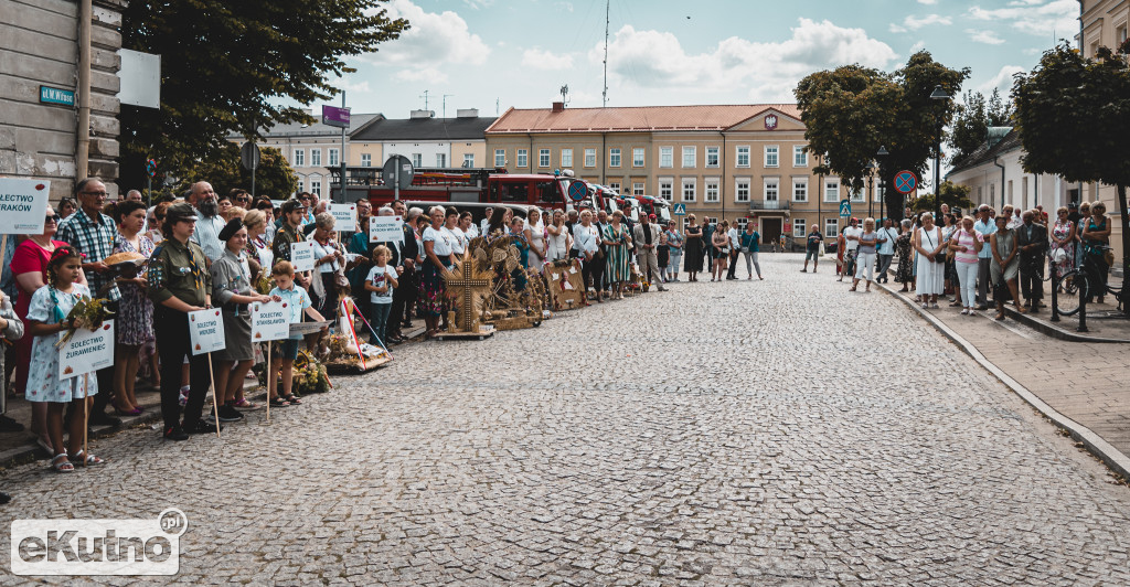 Korowód dożynkowy w Gminie Kutno