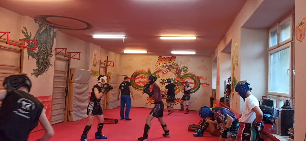 Sparingi kickboxerów