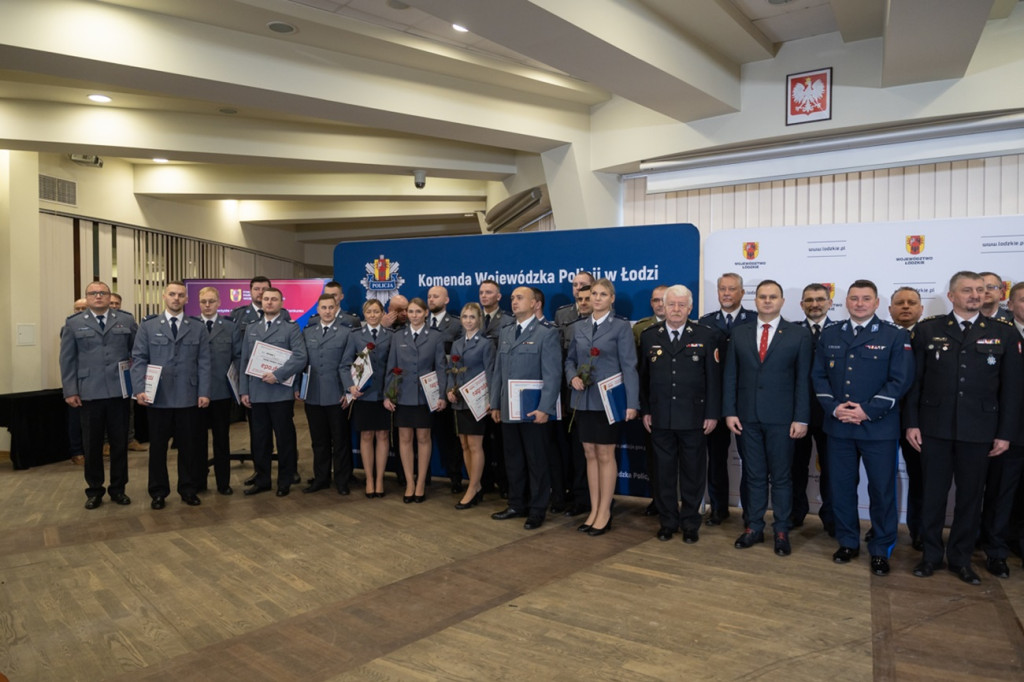 Finał konkursu Najlepszy Policjant, Strażak PSP i OSP województwa łódzkiego 2023