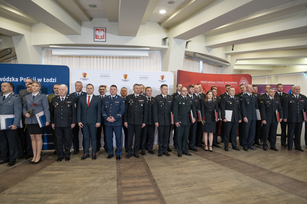 Finał konkursu Najlepszy Policjant, Strażak PSP i OSP województwa łódzkiego 2023