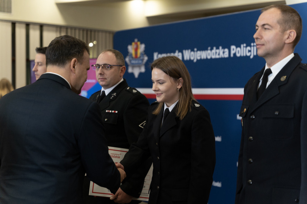 Finał konkursu Najlepszy Policjant, Strażak PSP i OSP województwa łódzkiego 2023