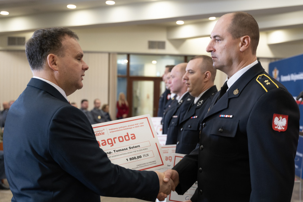 Finał konkursu Najlepszy Policjant, Strażak PSP i OSP województwa łódzkiego 2023
