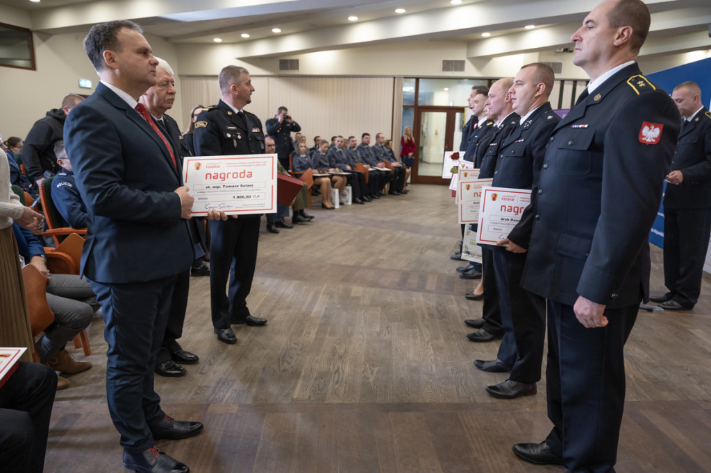 Finał konkursu Najlepszy Policjant, Strażak PSP i OSP województwa łódzkiego 2023