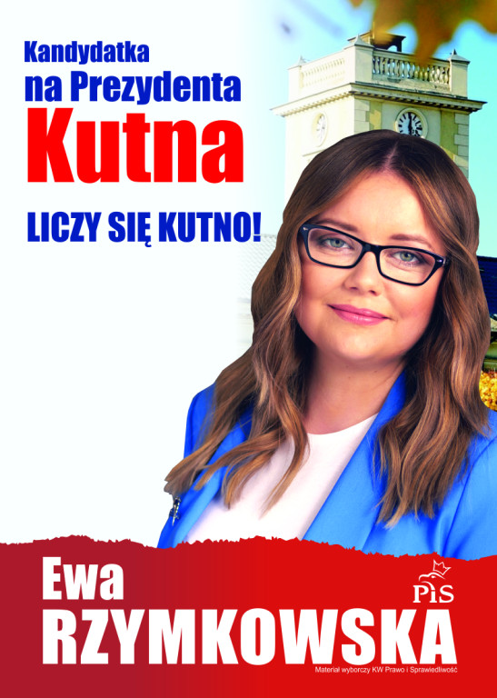 Ewa Rzymkowska Kandydatka na Prezydenta Kutna