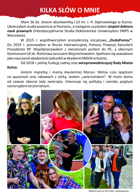 Ewa Rzymkowska Kandydatka na Prezydenta Kutna