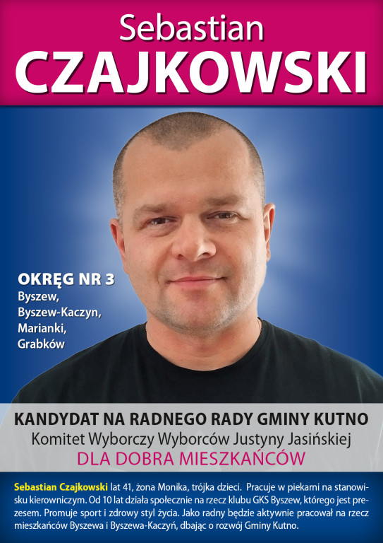 Kandydaci KWW Justyny Jasińskiej