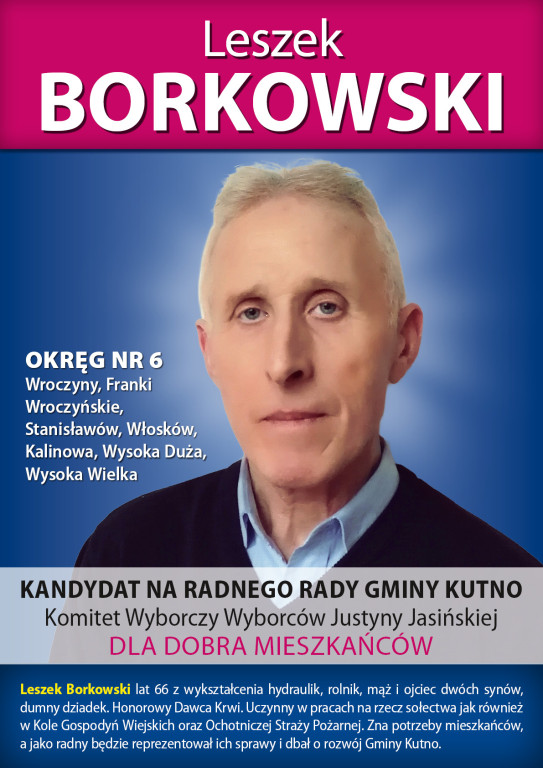 Kandydaci KWW Justyny Jasińskiej