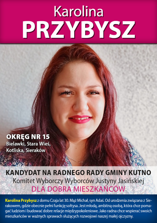 Kandydaci KWW Justyny Jasińskiej