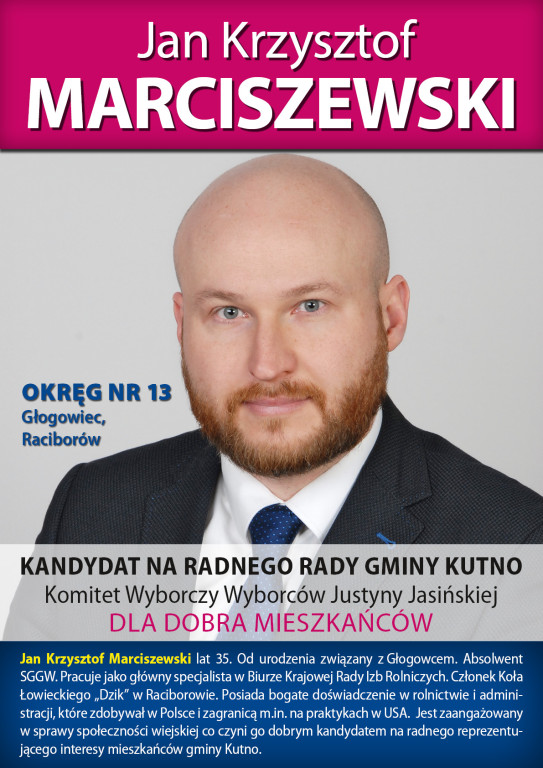 Kandydaci KWW Justyny Jasińskiej