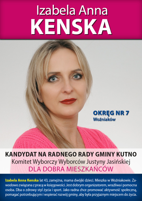 Kandydaci KWW Justyny Jasińskiej