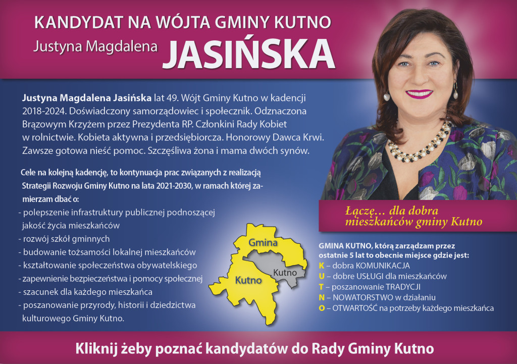 Kandydaci KWW Justyny Jasińskiej